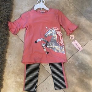 Unicorn matching outfit